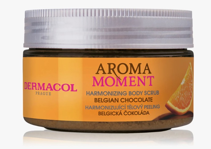 Tělový peeling s belgickou čokoládou a pomerančem, Dermacol, 111 Kč
