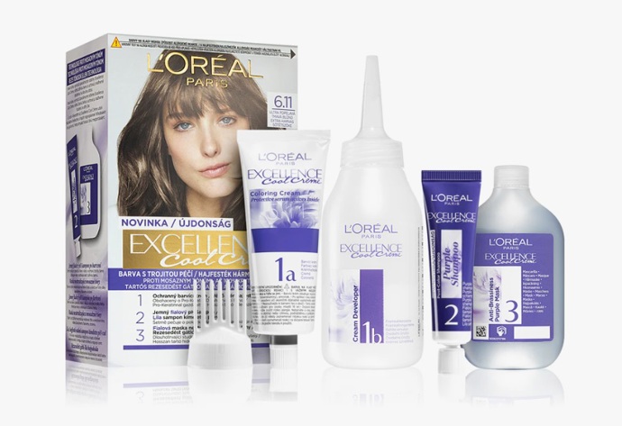 Barva na vlasy Excellence Cool Creme, L’Oréal Paris, 184 Kč
