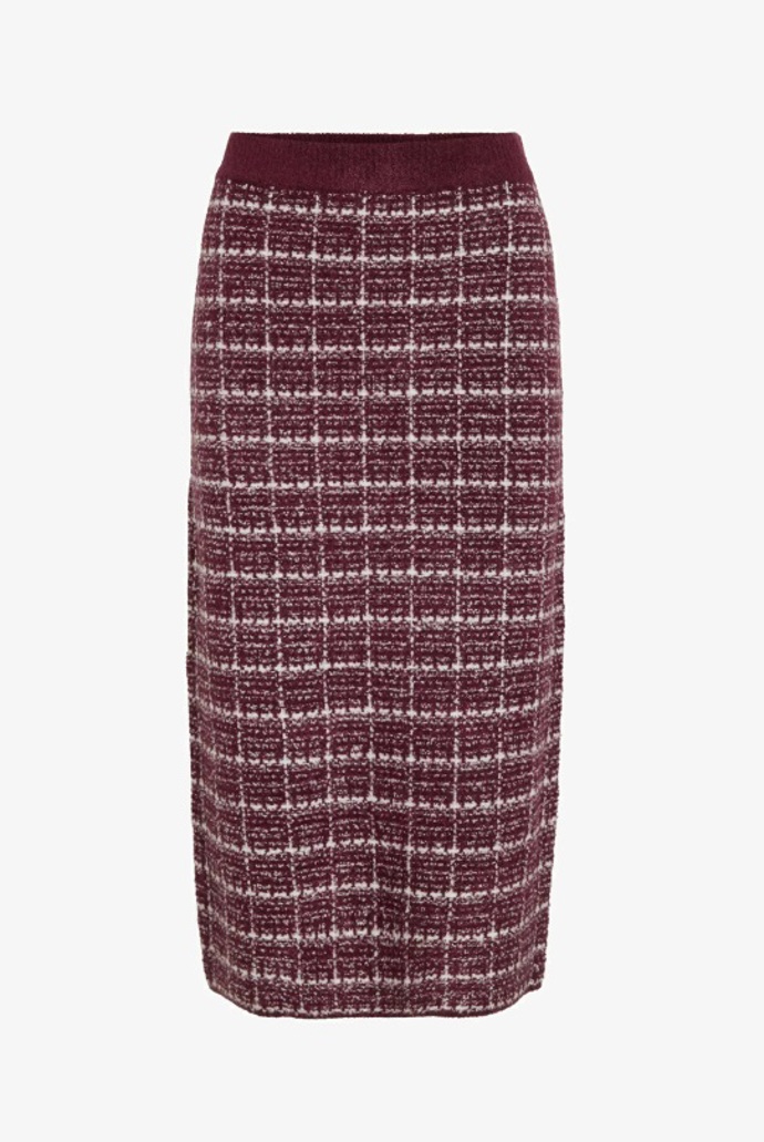 Kostkovaná pouzdrová sukně, VILA, 979 Kč
