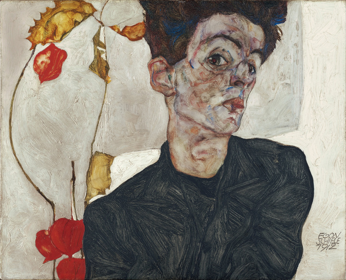 Takto se namaloval sám Egon Schiele. Jeho autoportrét je k vidění v soukromém muzeu moderního umění ve Vídni, které nese název Muzeum Leopoldových.
Takto se namaloval sám Egon Schiele. Jeho autoportrét je k vidění v soukromém muzeu moderního umění ve Vídni, které nese název Muzeum Leopoldových.
