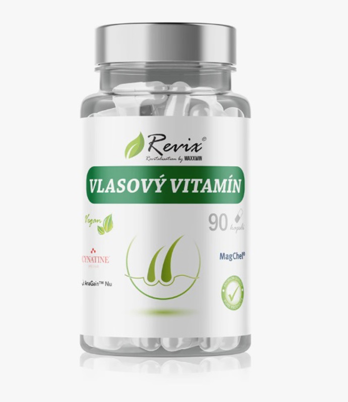 Kapsle pro růst vlasů a posílení od kořínků, Revix, 420 Kč
