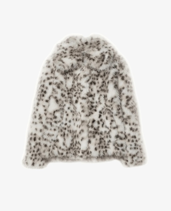 Kožešinová bunda s leopardím vzorem, Stradivarius, 1 499 Kč
