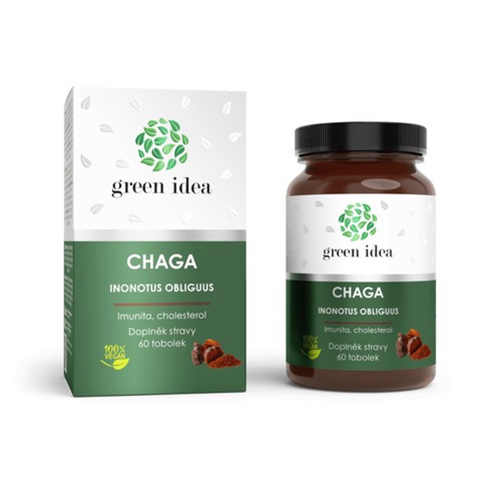Chaga je vysoce ceněná houba, která obsahuje značné množství aktivních polysacharidů, zejména beta-glukany a inulin a více než 200 bioaktivních látek. Beta-glukany přispívají k udržení normální hladiny cholesterolu a posilují imunitní systém. 298 Kč
