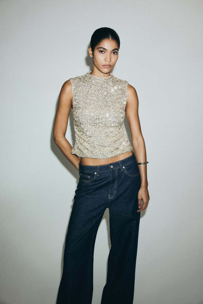 Flitrový top, H&M, 479 Kč
Flitrový top, H&M, 479 Kč