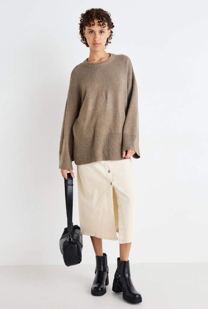 Oversized svetr, ONLY, 672 Kč

