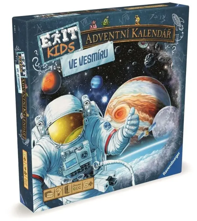 EXIT Kids Adventní kalendář: Ve vesmíru, 999 Kč

