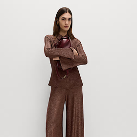 Třpytivé kalhoty, Marks & Spencer, 999 Kč
