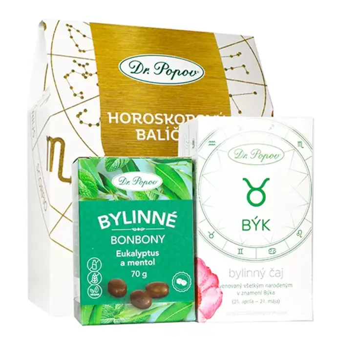 Horoskopový balíček BÝK, Dr. Popov, 229 Kč
Horoskopový balíček BÝK, Dr. Popov, 229 Kč