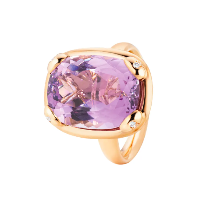 Prsten s diamanty a ametystem Capriccio, Capolavoro (Halada), 128 250 Kč
