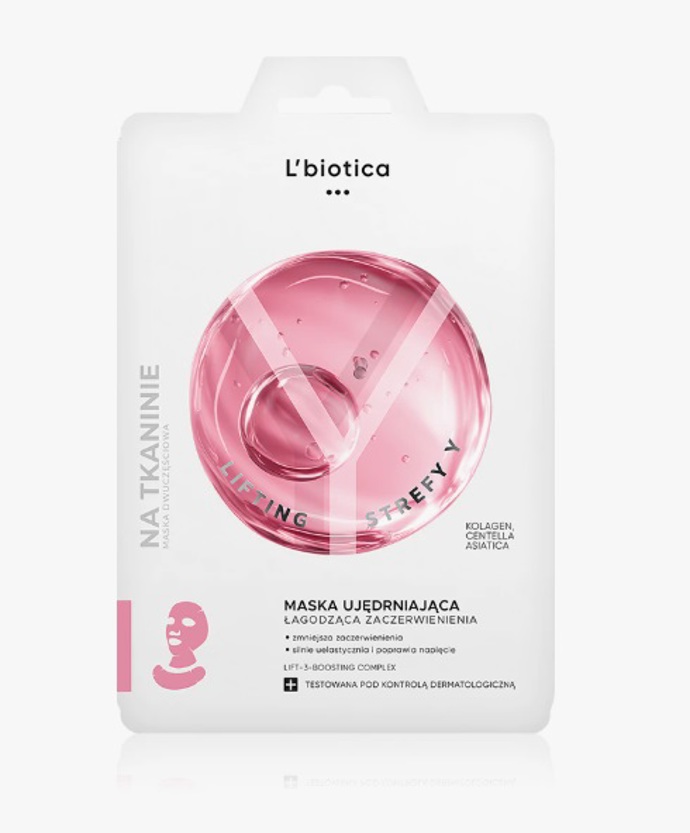 Liftingová a zpevňující maska na obličej a dekolt, L’biotica, 132 Kč
