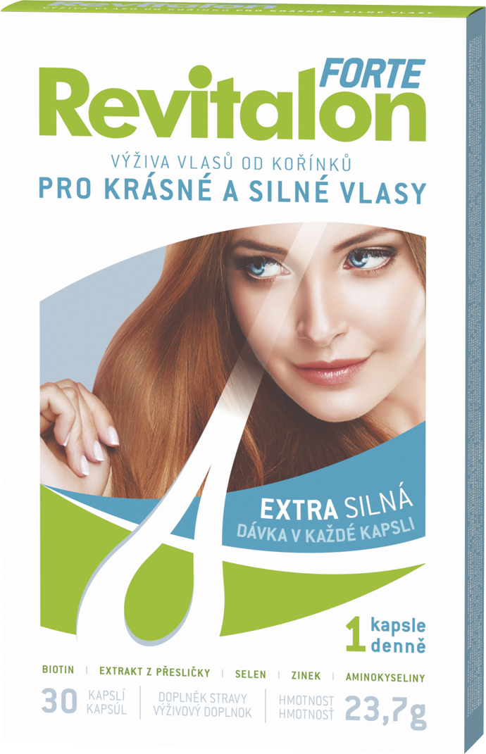 Kapsle Revital Forte s 18 účinnými látkami v jediné kapsli pro krásné a silné vlasy, nasevitaminy.cz, 207 Kč (30 kapslí)
Kapsle Revital Forte s 18 účinnými látkami v jediné kapsli pro krásné a silné vlasy, nasevitaminy.cz, 207 Kč (30 kapslí)