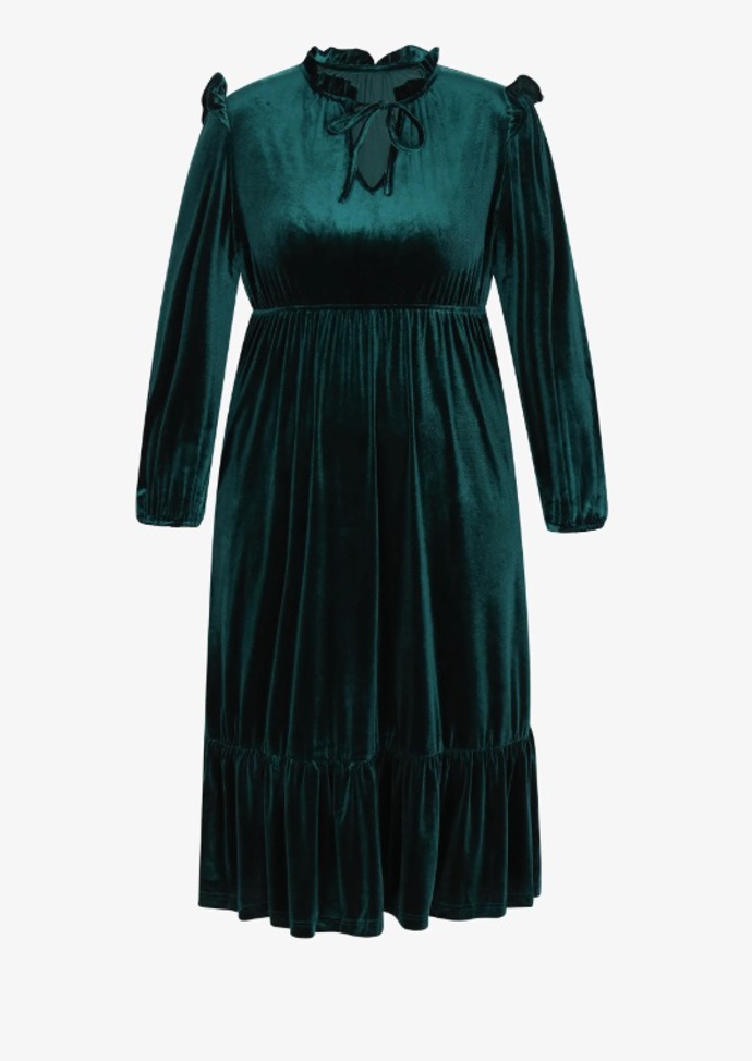 Sametové šaty Plus Size, faina, 2 999 Kč
