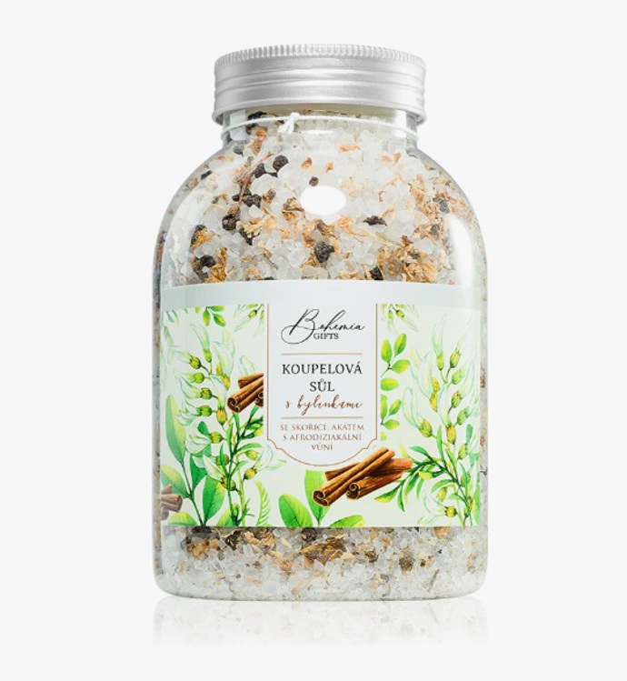 Koupelová sůl s bylinkami pro uvolnění vnitřního napětí, Bohemia Gifts & Cosmetics, 202 Kč
