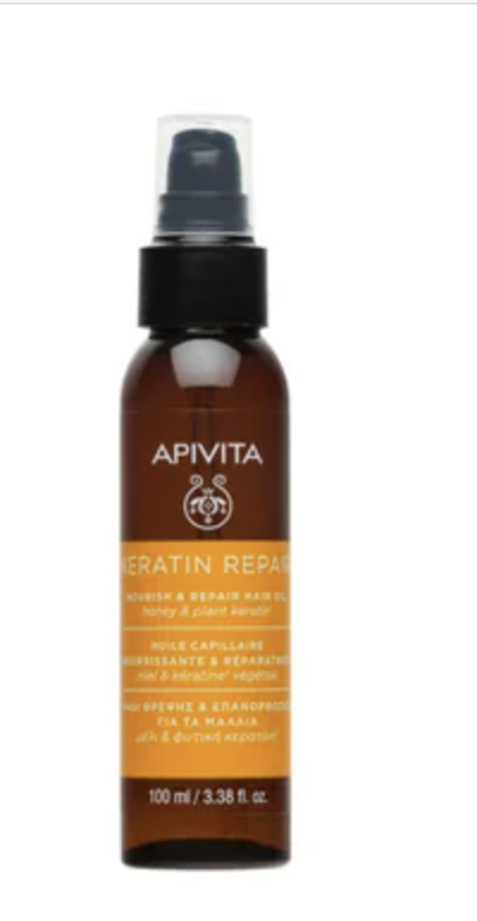 APIVITA Keratin Repair olej na suché a poškozené vlasy, 599 Kč
