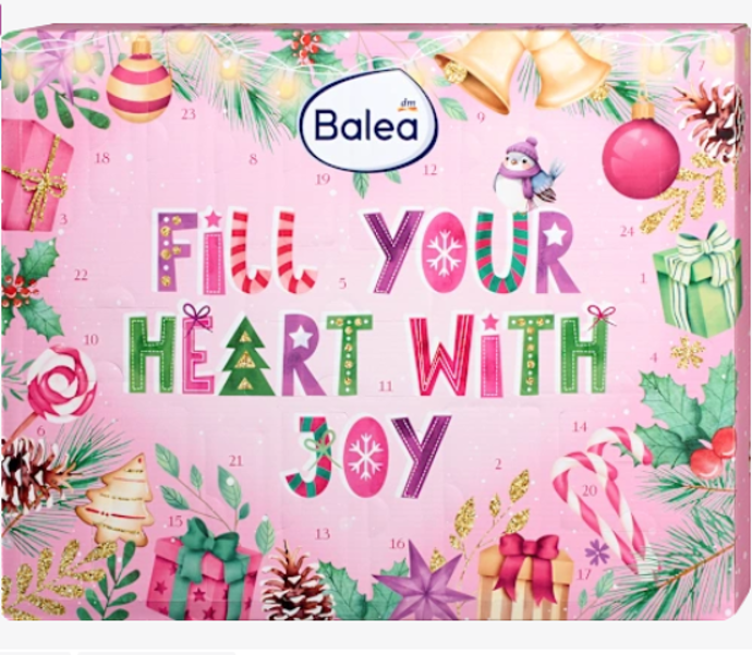 Balea adventní kalendář Fill Your Heart With Joy 2025, 399 Kč
