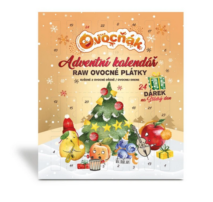 Adventní kalendář ovocné plátky, 444 Kč
