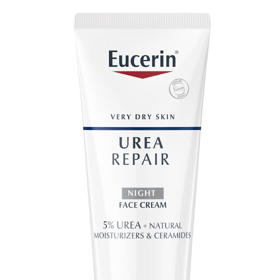 UreaRepair Night Cream noční krém na obličej, krk a dekolt, Eucerin, 700 Kč

Podpoří přirozené kožní funkce, pomůže udržet pleť hydratovanou a v rovnováze a přispěje k celkově zdravějšímu vzhledu. Složení bez parfemace se hodí i pro citlivou pleť.

