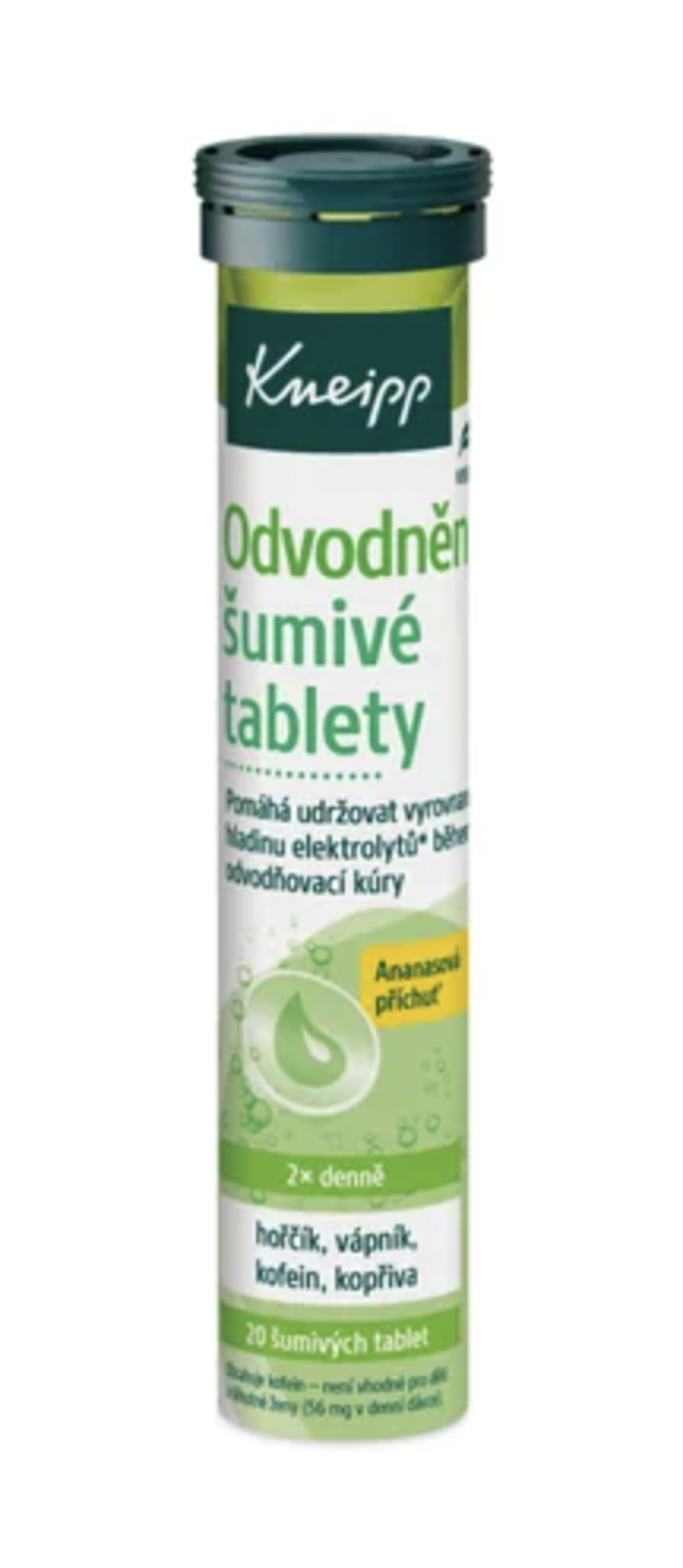 Šumivé tablety na odvodnění, Kneipp, 135 Kč
