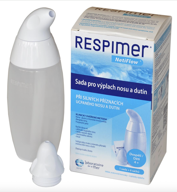 RESPIMER sada pro výplach nosu a dutin, 339 Kč

