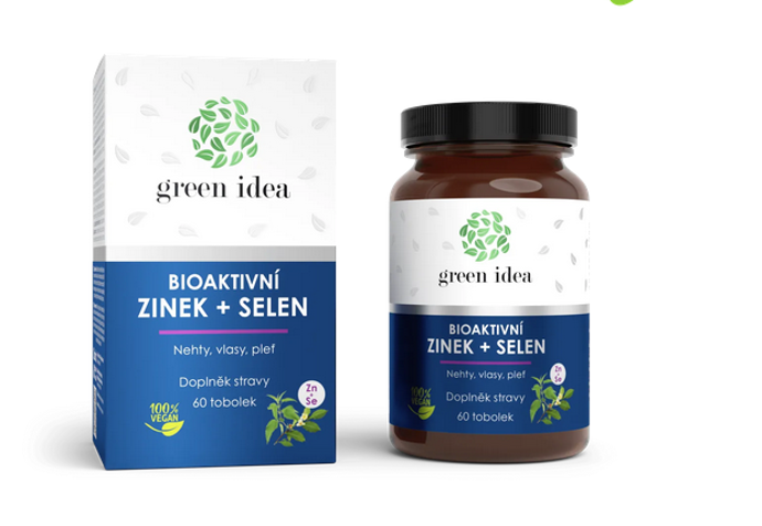 Zinek a selen jsou klíčové prvky pro zdraví vlasů, nehtů a pleti. Jsou ve své funkci nezastupitelné pro reprodukční zdraví. 198 Kč
