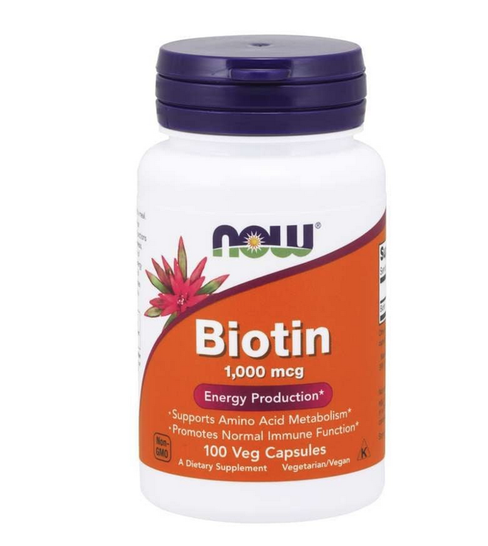 Biotin, také nazývaný vitamin B7 nebo vitamin H, dostupný ve formě veganských kapslí. Ve vodě rozpustný vitamin přispívá ke správné látkové přeměně důležité pro tvorbu energie, podporuje funkci nervového systému, psychiky i udržení zdravých sliznic, vlasů a pokožky. 169 Kč
