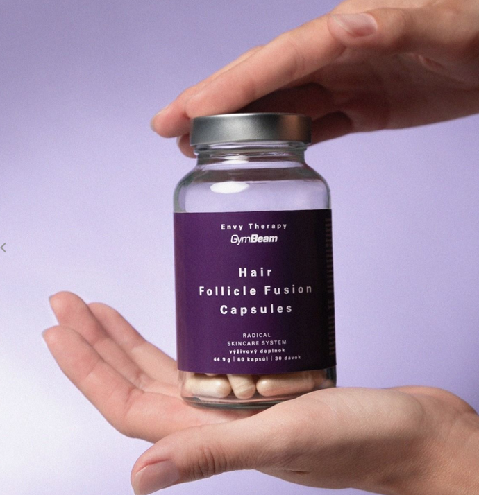 Hair Follicle Fusion Capsules obsahuje vitamíny a minerální látky, včetně antioxidantů zinku a selenu. 1049 Kč
