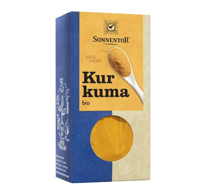 Bio kurkuma, 70 Kč
