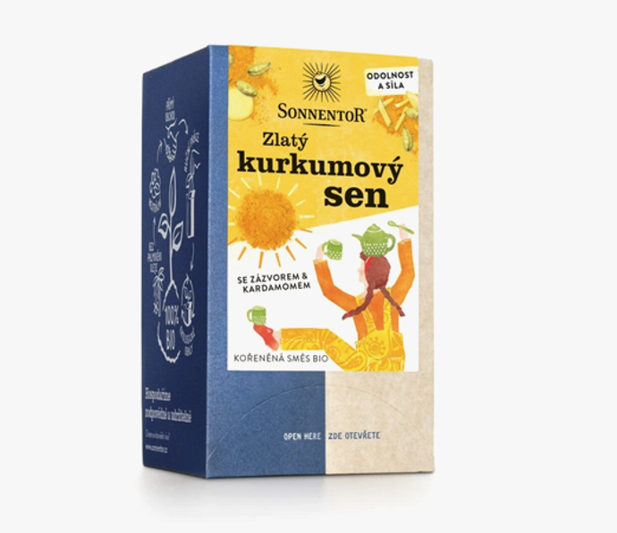 Zlatý kurkumový sen, 100 Kč
