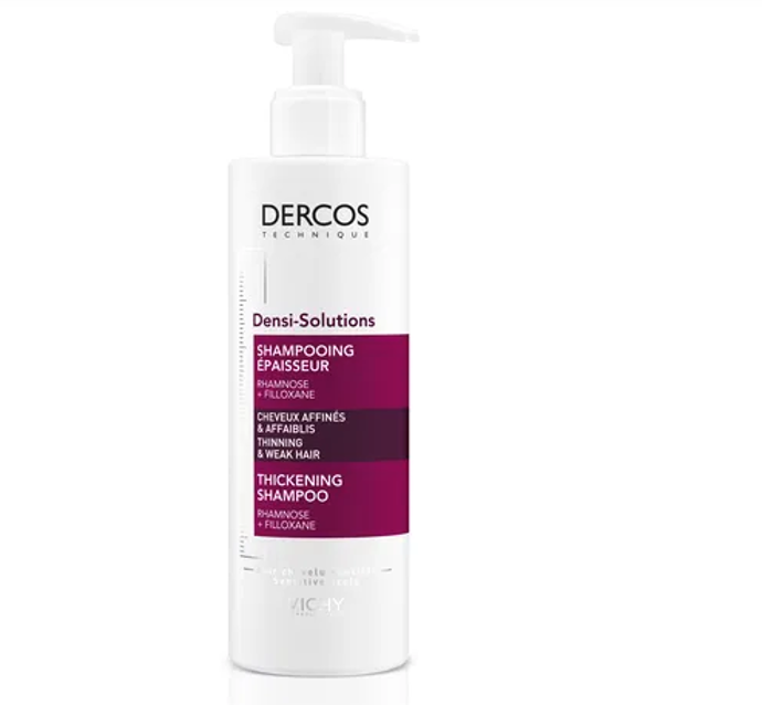 Šampon Dercos Densi-Solutions Thickening Shampoo pro všechny typy vlasů, určený pro vypadávání, růst a regeneraci, bez parabenu a s vitamíny. 429 Kč
Šampon Dercos Densi-Solutions Thickening Shampoo pro všechny typy vlasů, určený pro vypadávání, růst a regeneraci, bez parabenu a s vitamíny. 429 Kč