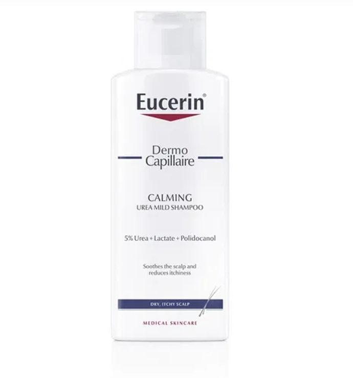Šampon DermoCapillaire 5% urea pro všechny typy vlasů, určený pro hydrataci, regeneraci, svědění, seboreu, lupénku a ekzém, bez parfemace, 495 Kč
Šampon DermoCapillaire 5% urea pro všechny typy vlasů, určený pro hydrataci, regeneraci, svědění, seboreu, lupénku a ekzém, bez parfemace, 495 Kč