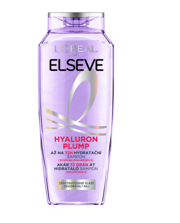 Elseve Hyaluron Plump 72 H hydratační šampon s kyselinou hyaluronovou, 120 Kč
Elseve Hyaluron Plump 72 H hydratační šampon s kyselinou hyaluronovou, 120 Kč