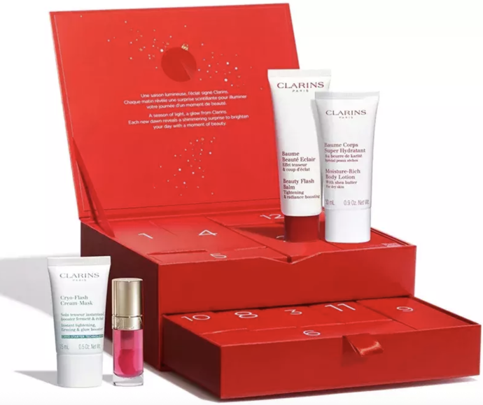 Adventní kalendář, Clarins, 2400 Kč
Adventní kalendář, Clarins, 2400 Kč