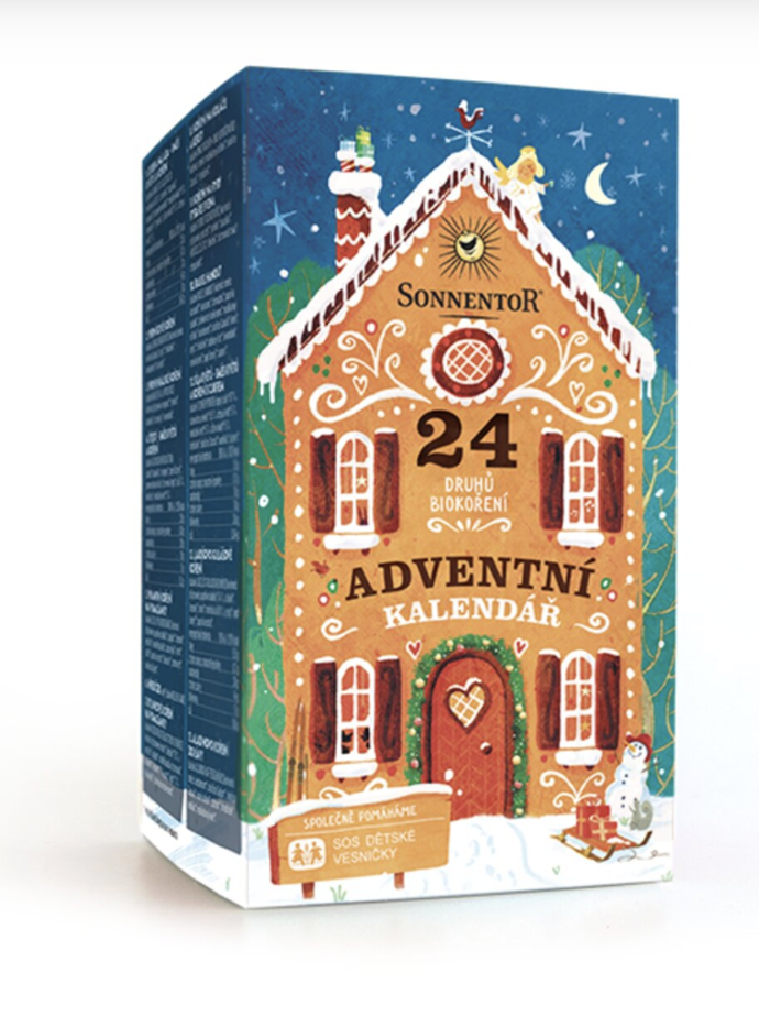 Adventní kalendář Koření, Sonnentor, 415 Kč
Adventní kalendář Koření, Sonnentor, 415 Kč