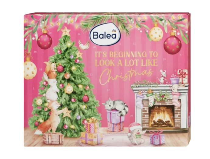 Adventní kalendář s kosmetikou pro ženy, Balea, 2388 Kč
Adventní kalendář s kosmetikou pro ženy, Balea, 2388 Kč