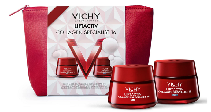 Kosmetická sada Vichy Liftactiv Collagen Specialist Day & Night, 1879 Kč
Kosmetická sada Vichy Liftactiv Collagen Specialist Day & Night, 1879 Kč