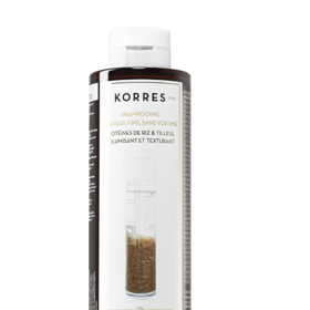 Rice Proteins & Linden, šampon pro jemné vlasy, Korres, 172 Kč
