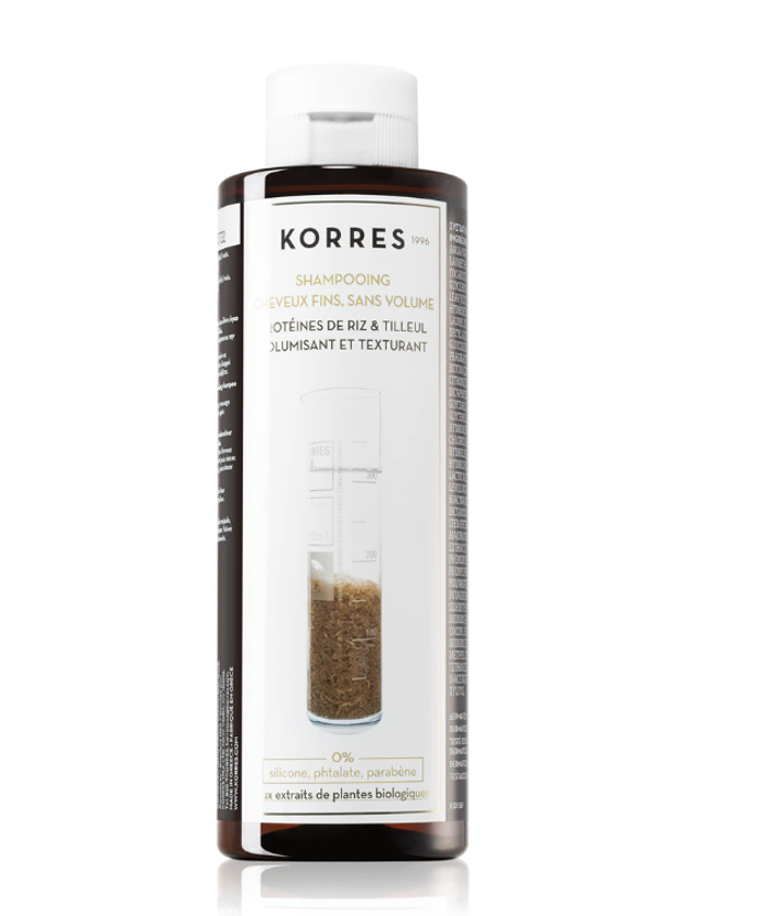 Rice Proteins & Linden, šampon pro jemné vlasy, Korres, 172 Kč
Rice Proteins & Linden, šampon pro jemné vlasy, Korres, 172 Kč
