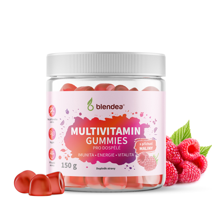 Blendea Multivitamin Gummies pro dospělé, 299 Kč (60 ks)

Podporují imunita, dodávají energii a vitalitu.
