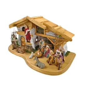 Dřevěný osvětlený betlém s figurkami 54 cm, Amadea, 6 450 Kč
Dřevěný osvětlený betlém s figurkami 54 cm, Amadea, 6 450 Kč