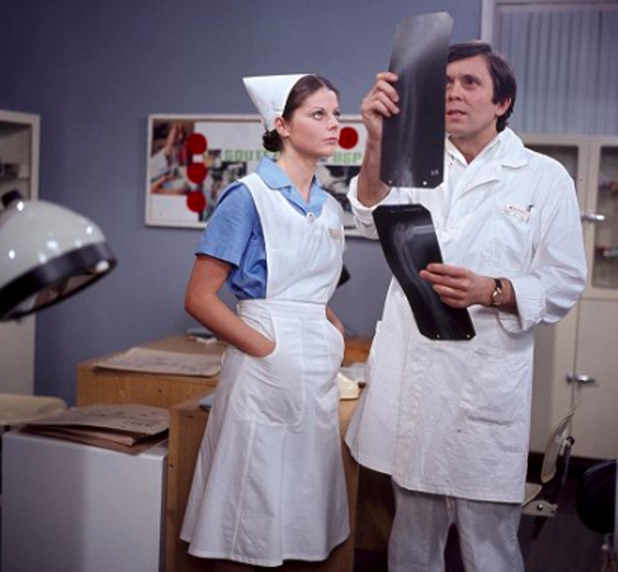 Sestřička Ina s doktorem Blažejem
Sestřička Ina s doktorem Blažejem