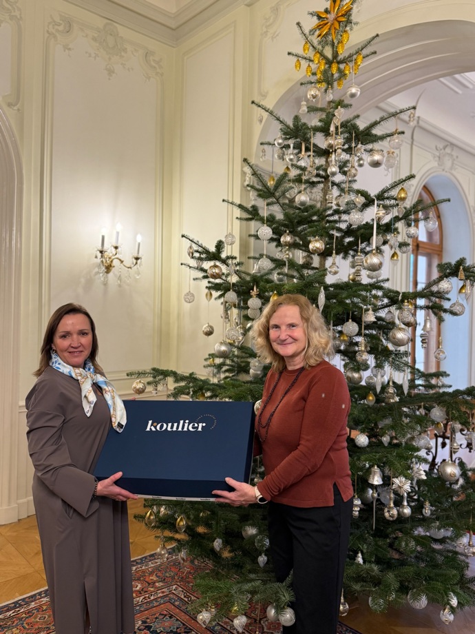 Kateřina Šrámková a Iveta Krupičková, ředitelka zámku Lány
Kateřina Šrámková a Iveta Krupičková, ředitelka zámku Lány