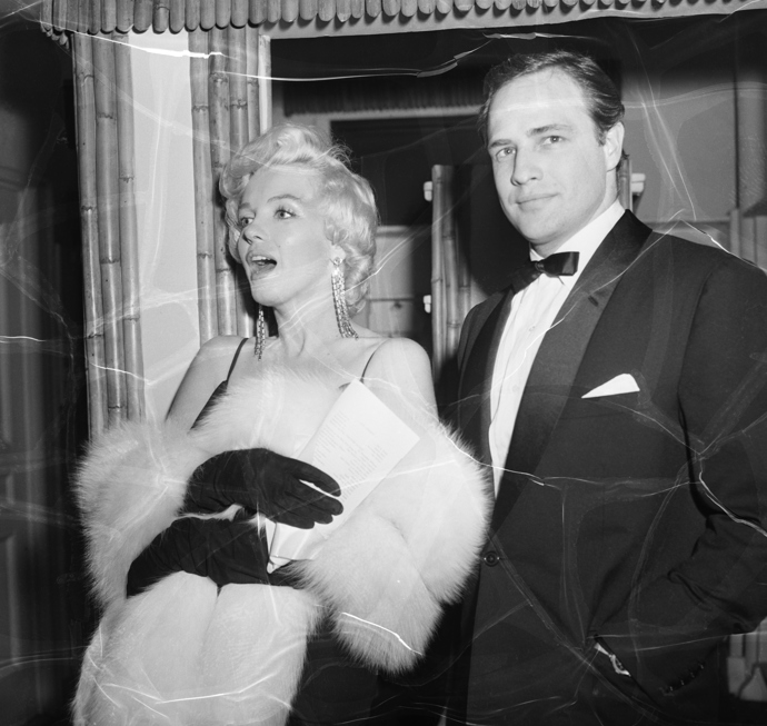 Marilyn Monroe s kožešinou

