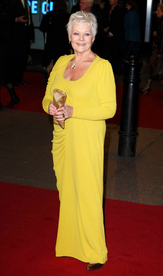 Judi Dench na premiéře muzikálu Nine v Londýně roce 2009.
