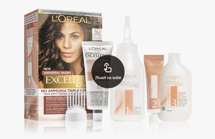 Permanentní barva na vlasy, L’Oréal Paris, 203 Kč
