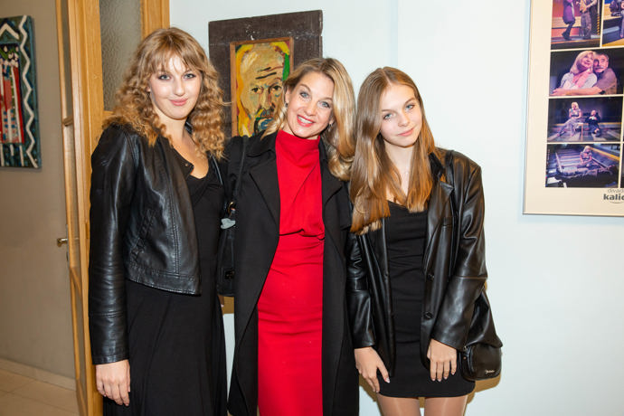 Sabina s dcerami Valentýnou a Majou
