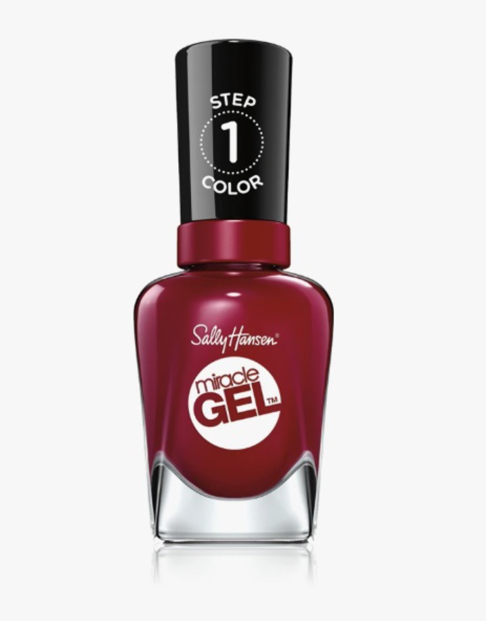 Červený gelový lak na nehty bez užití UV/LED lampy, Sally Hansen, 135 Kč
