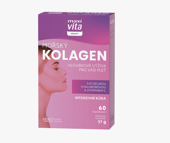 Doplněk stravy s vitaminem C, kyselinou hyaluronovou a s obsahem vysoké dávky bioaktivního mořského kolagenu Collagen HM, jež vyniká vysokou biologickou vstřebatelností. Navíc organismu dodá peptidy a aminokyseliny, které jsou důležité pro tvorbu kolagenu. 315 Kč
