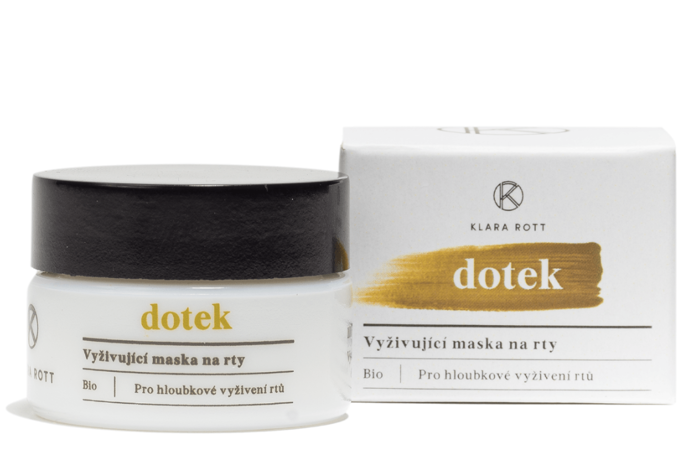 Vyživující maska na rty DOTEK, Klara Rott, 580 Kč
Vyživující maska na rty DOTEK, Klara Rott, 580 Kč