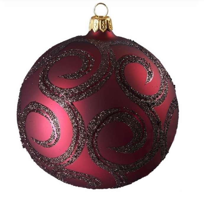 Vánoční koule bordó, Decor by Glassor, 99 Kč
Vánoční koule bordó, Decor by Glassor, 99 Kč