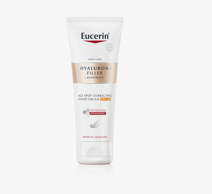 Hyaluron-Filler + Elasticity krém na ruce proti pigmentovým skvrnám SPF 30, 411 Kč
